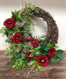 WA1 Wreath arrangement  Artificial wreath