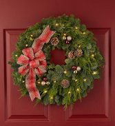 Happy Holidays Christmas Wreath