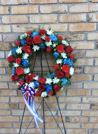 Wreath of Honor Standing Wreath