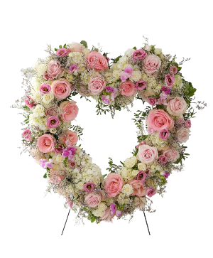 Wreath - Pink Heart 