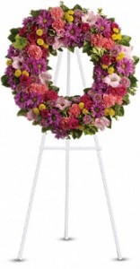 Song of melody standing wreath