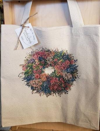 Floral Wreath Tote Bag Gift Item