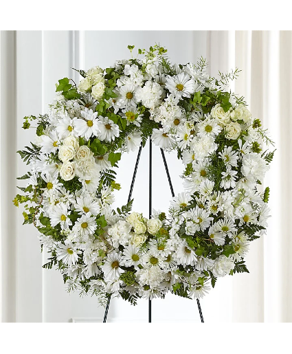 Wreath White Traditional Traditional