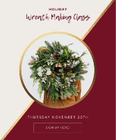 Wreath Workshop at Autry's! Nov 20th 6pm