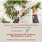 WREATH WORKSHOP WREATH WORKSHOP