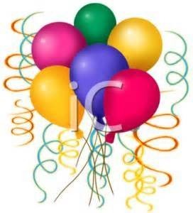 6 Mixed Color Latex Balloons with a weight!  arrangements, or send alone.