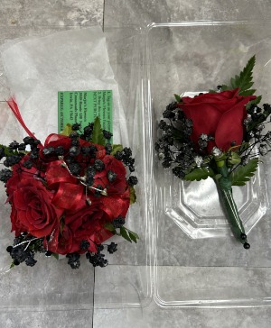 Wrist corsage and Boutonniere Wrist corsage and Bout