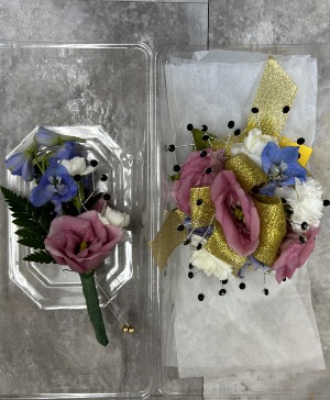 Wrist corsage and Boutonniere Wrist corsage and Bout