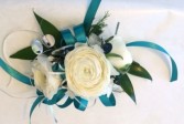 Wrist corsage with Ranunculus Weddings and Prom