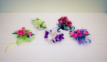 Custom Designed Wrist Corsages Stop in Store