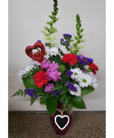 Written In My Heart  FHF-V898941  Fresh Vase Arrangement (local delivery only)