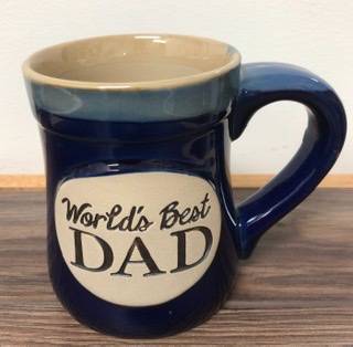 Father’s Day gift ideas Worlds best dad mug 