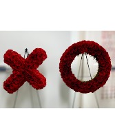 XO Memorial Funeral Spray