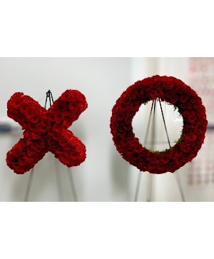 XO Memorial Funeral Spray