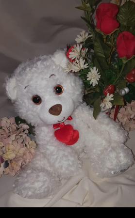 XOXO Bear Stuffed animal available as add on only