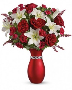 Exclusively at Flowers Today Florist XOXO "Keepsake Ceramic Vase"    
