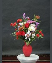 Assorted Mix RED Vase