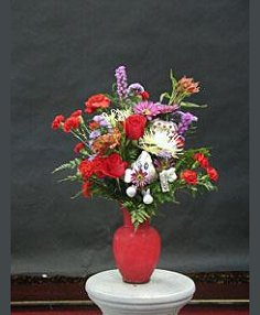 Assorted Mix RED Vase