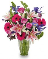 Lily Rose Spring Vase Fresh Flowers Vase