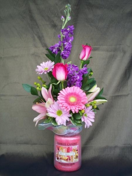 Yankee Candle Arrangement  Local Delivery Only 