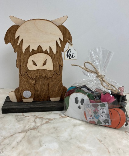 Year Round Highland Cow Decor Seasonal Calendar