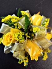 Yellow and Gold Corsage