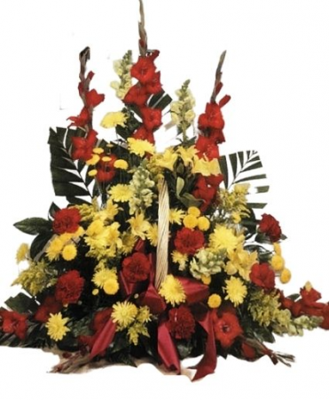 Yellow and Red Premium Arrangement