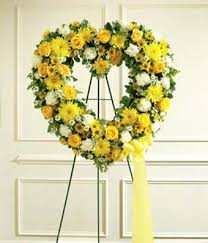 22" YELLOW AND WHITE OPEN HEART WAS $225/NOW $135.00