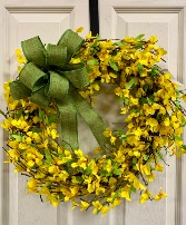 Yellow Flower Wreath 
