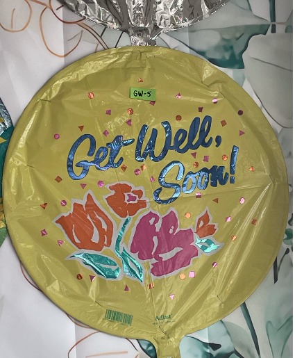 Yellow Get Well Soon Balloon 