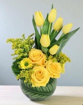 Yellow Optimism Floral Arrangement