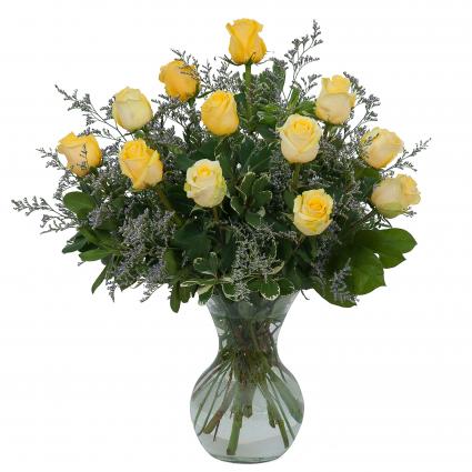 Yellow Rose Beauty Arrangement
