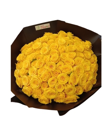 Yellow Roses in a Wrap 