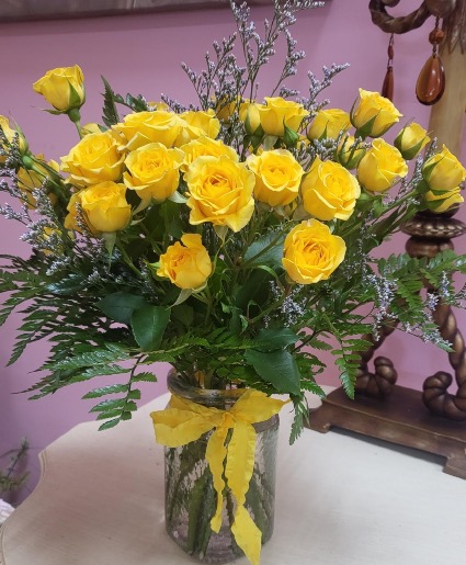 Yellow Spray Roses Spray Roses