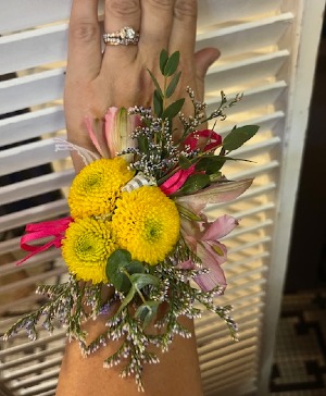 Yellow sunshine Corsage