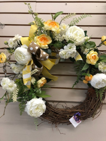 Yellow & White Wreath 