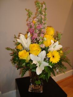 Yellow's & Pink's Vase Arrangement