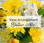 Yellow/White Vase Arrangement 