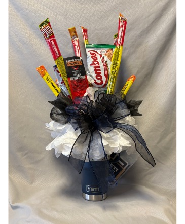 Yeti Jerky Jerky Arrangement in Saint Marys, PA | GOETZ'S FLOWERS Yeti Jerky Jerky Arrangement in Saint Marys, PA | GOETZ'S FLOWERS