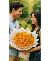 You are my sunshine  Eternal yellow roses