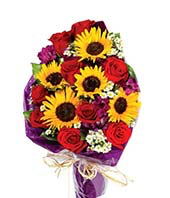 You are my sunshine Sunflower and rose vase in Ozone Park, NY | Heavenly Florist You are my sunshine Sunflower and rose vase in Ozone Park, NY | Heavenly Florist