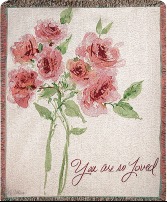 You Are So Loved Tapestry Throw 