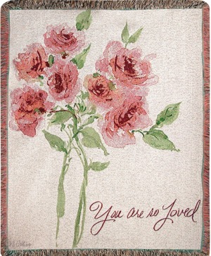 You Are So Loved Tapestry Throw 