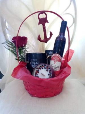 You are the anchor that keeps me grounded gift basket 