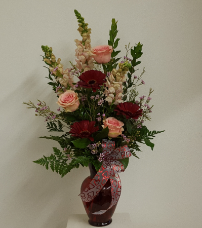 You have my heart Vase Arrangement
