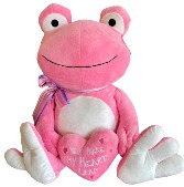 You Make My Heart Leap Stuffed Frog Double "R" Exclusive 