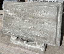 Your life Memorial Garden Stone