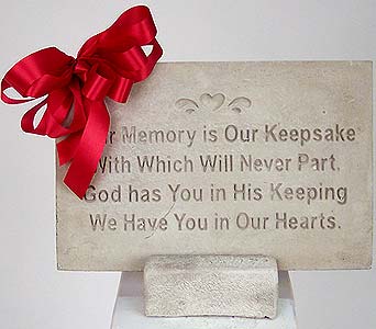 Your Memory Is Our Keepsake Garden Stone