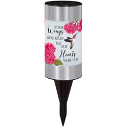 Your Wings Solar Stake Sympathy Keepsake in Du Bois, PA | BRADY STREET FLORIST Your Wings Solar Stake Sympathy Keepsake in Du Bois, PA | BRADY STREET FLORIST