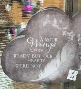 your wings standing heart